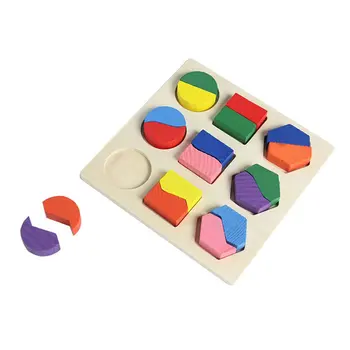 

Wooden Shape Matching Board Exercise Baby Hand Eye Coordination Ability
