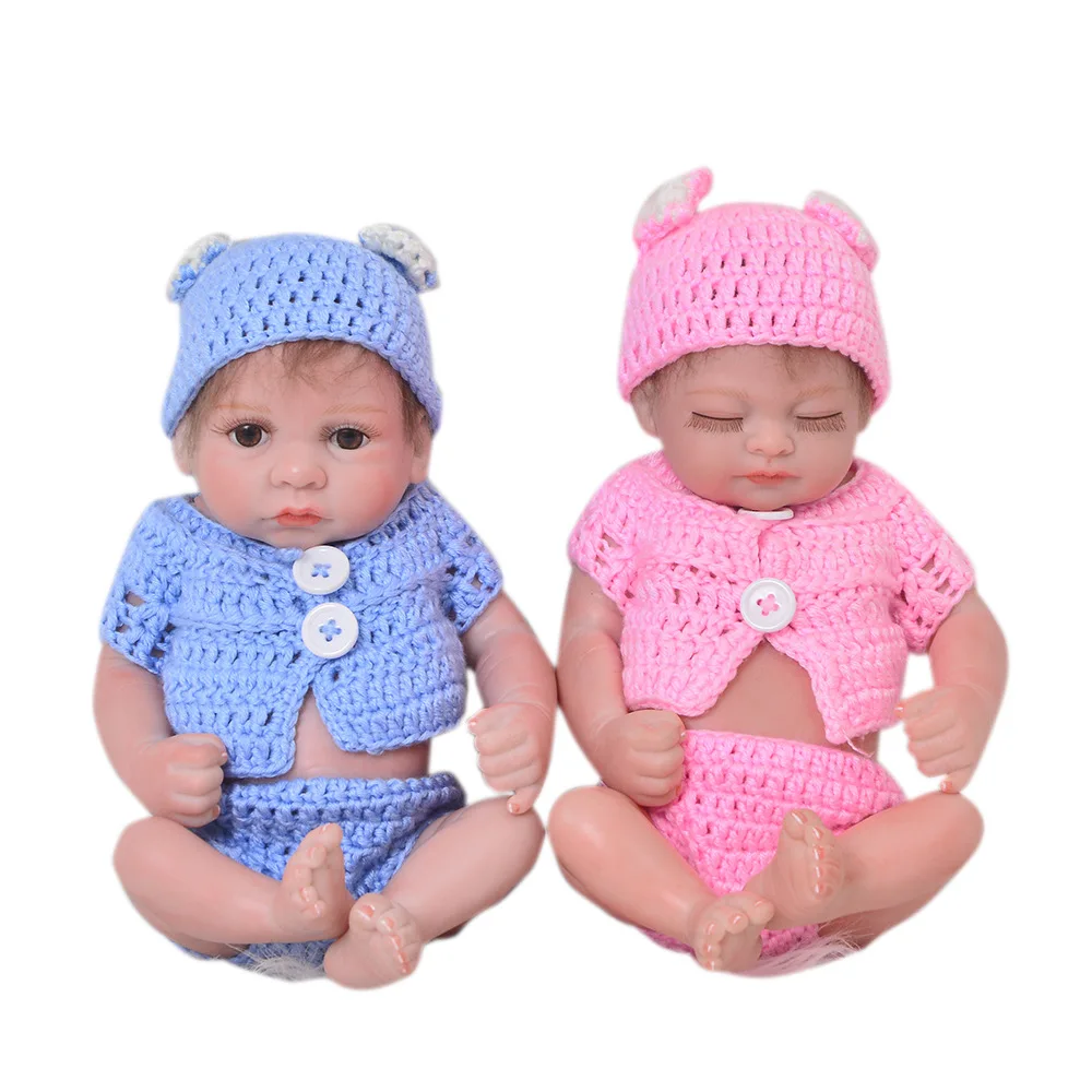  Keiumi Hot Selling 26cm Reborn Baby Doll Eyes Open Eyes Closed Model Baby Reborn Baby