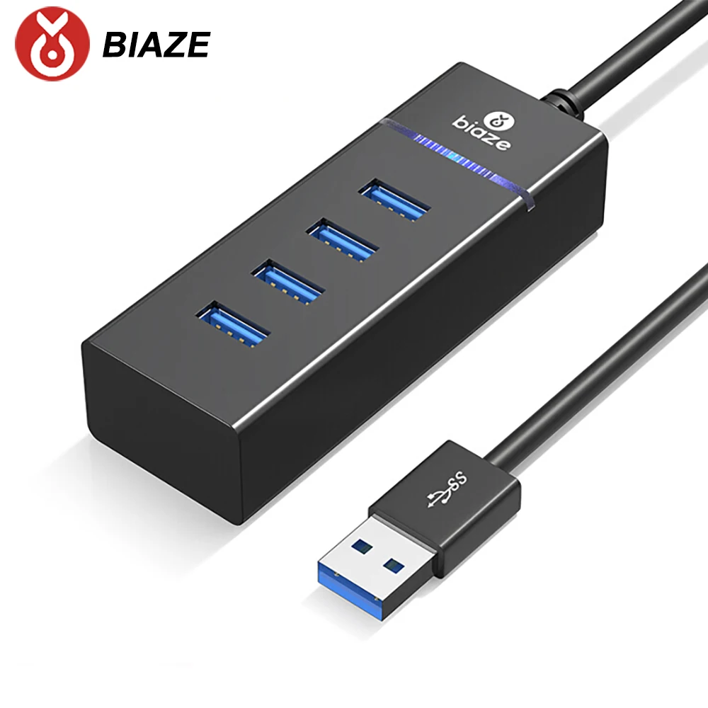 

Adaptador USB HUB 3.0 ,4 puertos 5Gbps transfer rate,29/99cm,divisor OTG alta velocidad para Notebook,PC,car,mobile phone,mouse