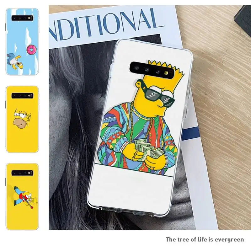 Мягкий черный чехол для Samsung S10 S10lite S9 S9plus S8 S7 S6 Edge|Бамперы| |