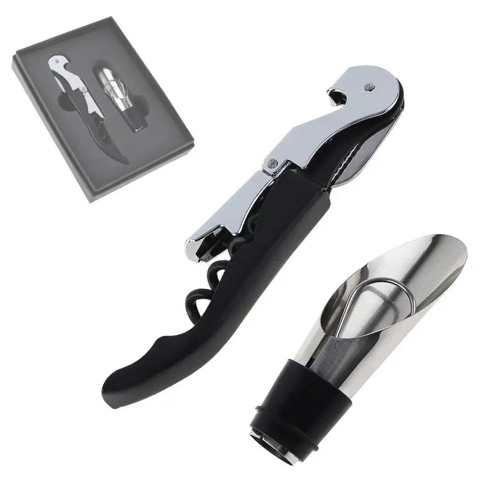 

Protable High-grade Wine Bottle Opener Kit Pourer Corkscrew Gift Set Wine Tools for Wine