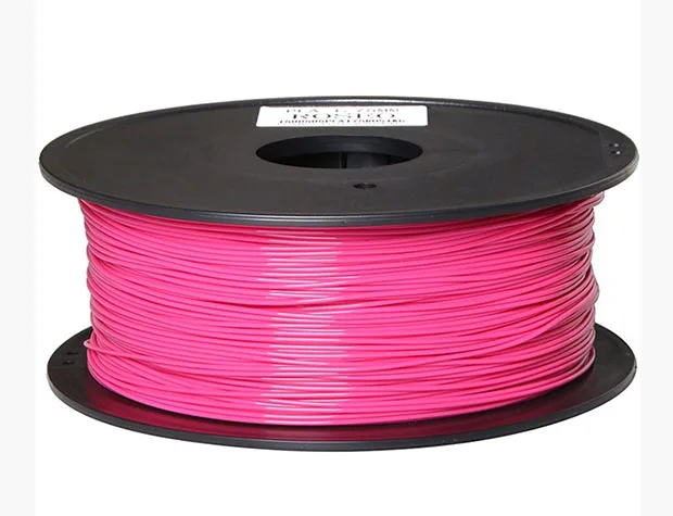 FUSICA ABS 3D нити 1,75 мм 1 кг 3D полиграфические материалы для 3D принтер 3D ручка - Цвет: Розовый