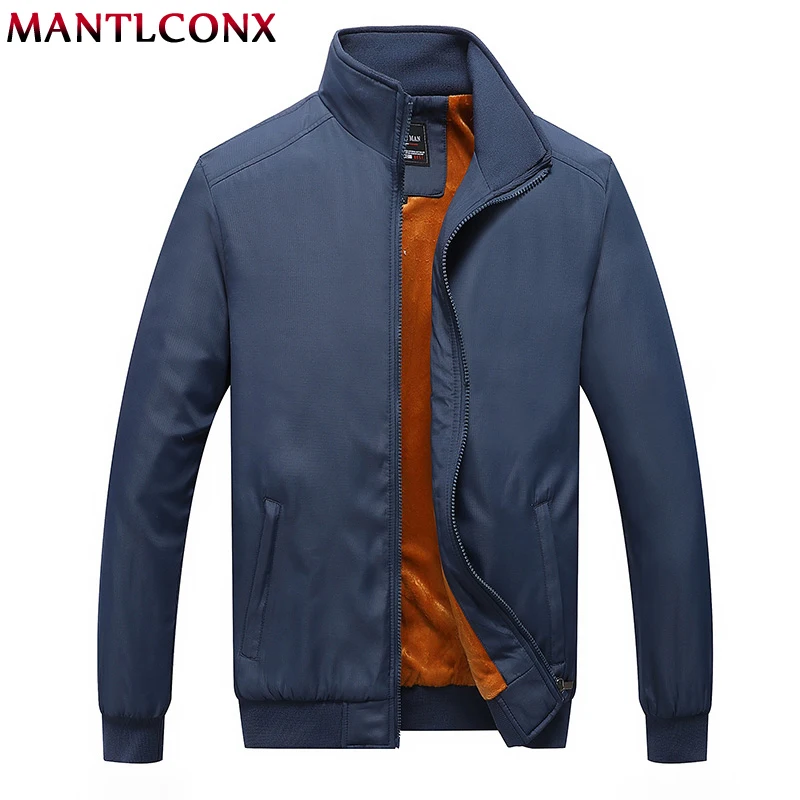 

MANTLCONX Jacket Men Winter 2019 New Men's Jackets Casual Coats Thicken Warm Mens Brand Clothing Male Fleece Jacket 6XL 7XL 8XL