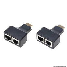 HDMI удлинитель расширение сигнала 30 м портативный HDMI Двойной Сетевой Кабель Сетевой удлинитель HDMI HD удлинитель