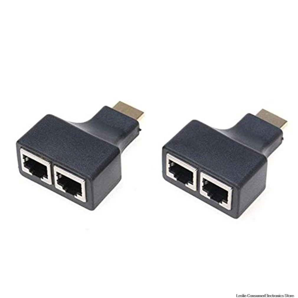 

HDMI Extender Signal Extension 30M Portable HDMI Dual Network Cable Network Extension Cable HDMI HD Extension Cable