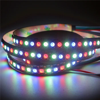 

Full Color RGBW RGBWW Pixel LED Strip SK6812 WS2812B 5V 30/60/144 pixels/m Waterproof ip30/65/67 individual addressable LED Tape