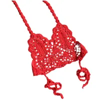 2021 New Summer Fashion Kids Girl Swimsuit Crochet Straps Bikini Swimwear Outfit Top Clothing Girls Swimwear Baby Solid Romper 5