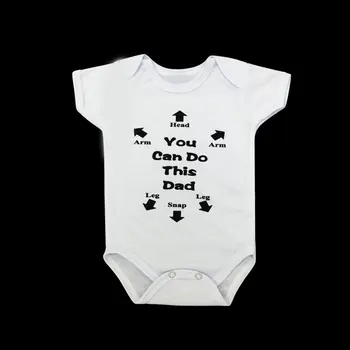 

Summer Baby Unisex Casual All-match Style Short Sleeves Fashion Cute Letters Arrow Printing Cool Round Collar Triangle Romper