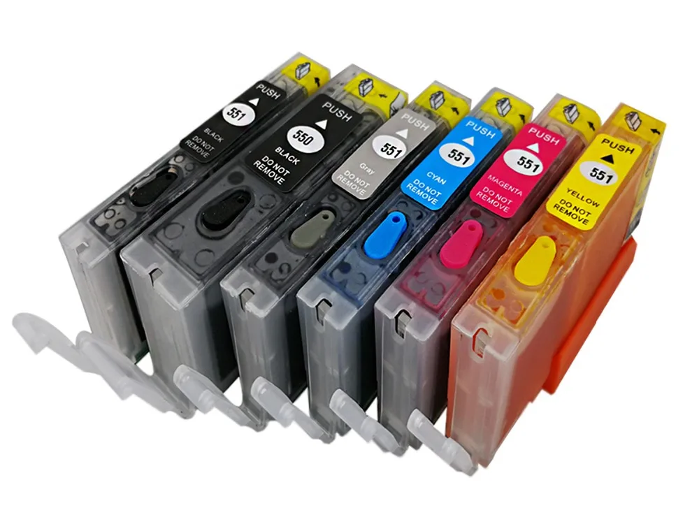PGI-450 CLI-451Full перезаправляемый картридж совместим с Canon PIXMA MG6340 MG7140 iP8740 MG7540 принтер