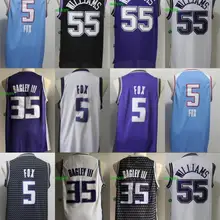 Мужской бейсбольный мяч Сакраменто Джейсон Вильямс Марвин Бэгли III De'Aaron Fox майки