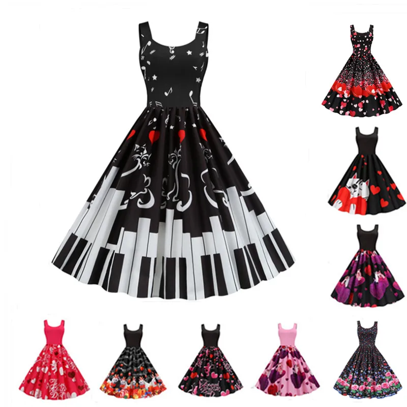 Женское винтажное платье на бретелях черное облегающее трапециевидной формы с