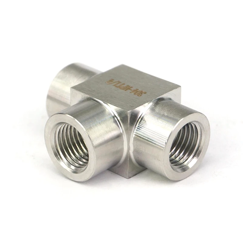1 4 Npt Female Pressure 4000 Psi 304 Stainless Steel Tee 3 Way Pipe Fitting Water Gas Oil For Female Aliexpress Home Improvement 1 4 Npt Female Pressure 4000 Psi 304 Stainless Steel Tee 3 Way Pipe Fitting Water Gas Oil For Female Aliexpress Home Improvement