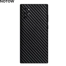 NOTOW Мода 3D углеродное волокно задняя паста защитная пленка наклейка для samsung Galaxy Note10/Note10plus/A70/A50/S10/S10Plus/s10E