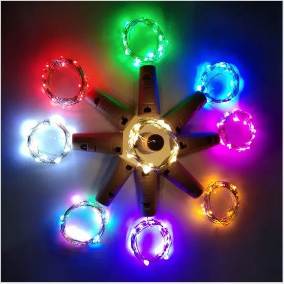 2m20light светодиодные цветные медные струны для бара, отеля, фестиваля, вечерние, Рождественские елки, атмосферное украшение, светодиодная вспышка, ночные огни