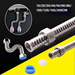 11Styles Water Head Pipe Shower Hose Bathroom Stainless Steel Flexible Heater Wash Basin