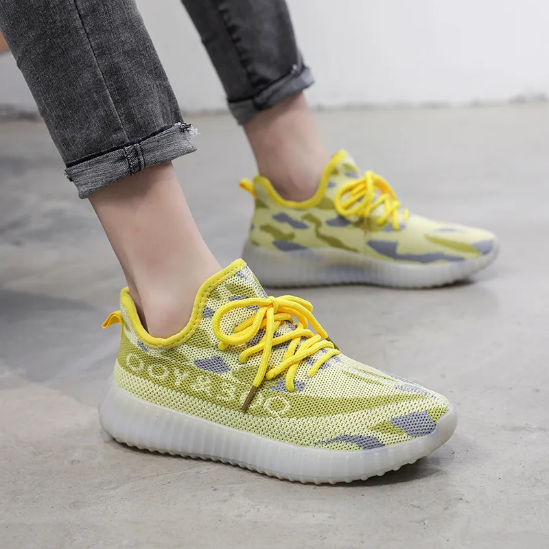 

Shoe Women's Spring New Style Soft-Sole Junior High School Students Versatile Mesh Athletic Shoes Women's Korean-style Casual Br