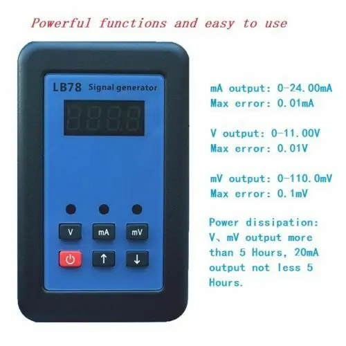 2019 LB78 4-20mA//0-10V//mV Signal generator source calibrator with PLC、DCS、ESD