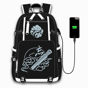 

Fashion Anime Grandmaster of Demonic Cultivation Casual Backpack Men Women Student Schoolbag USB Charging Port Mochila