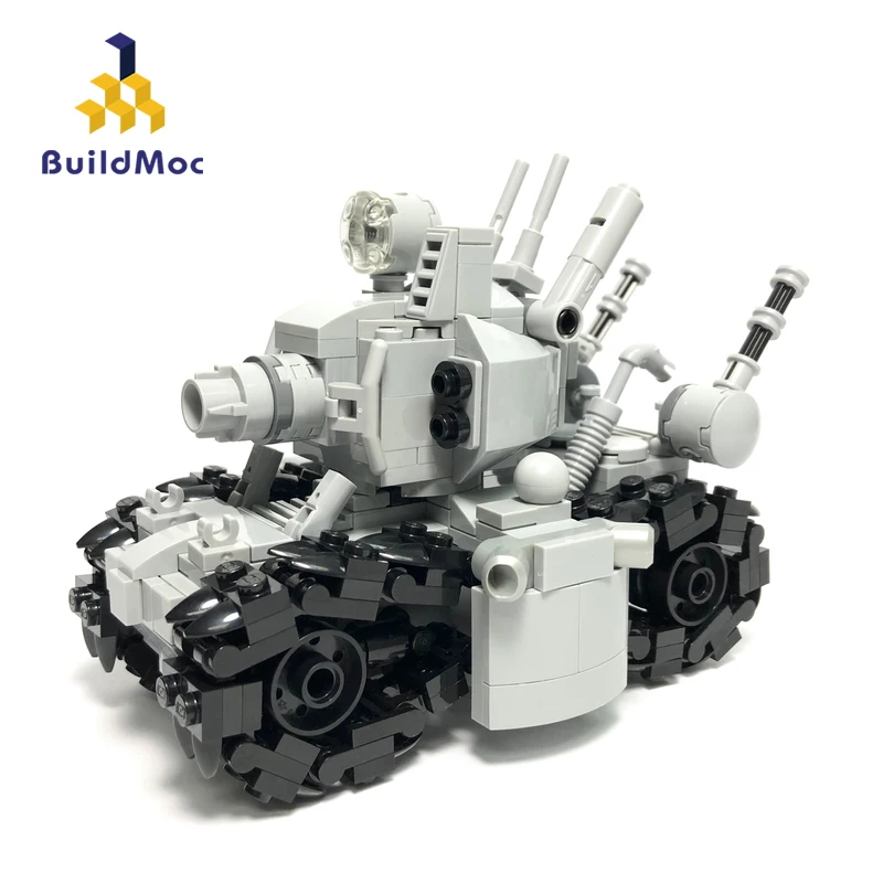 Buildmoc новинка экшн-фигурка металлический танк супер 24110 супермашина 001 Сборная