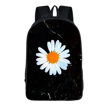 

Daisy Sunflower Print School Backpacks Teens Girls Casual Schoolbags Child Durable Laptop Rucksack Mochilas Feminina