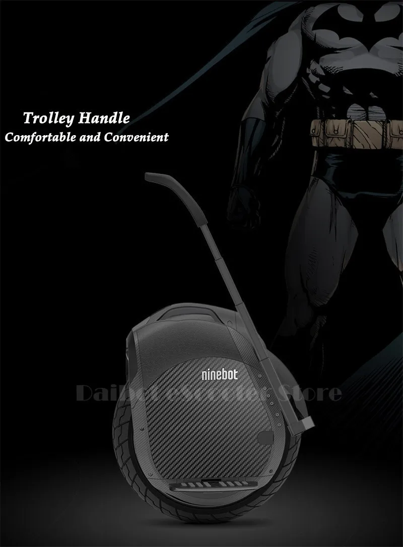 Ninebot One Z10 Powerful Electric Unicycle with Trolley Handle Self Balancing Scooters 45KMH 1800W with Bluetooth Smart APP     (25)