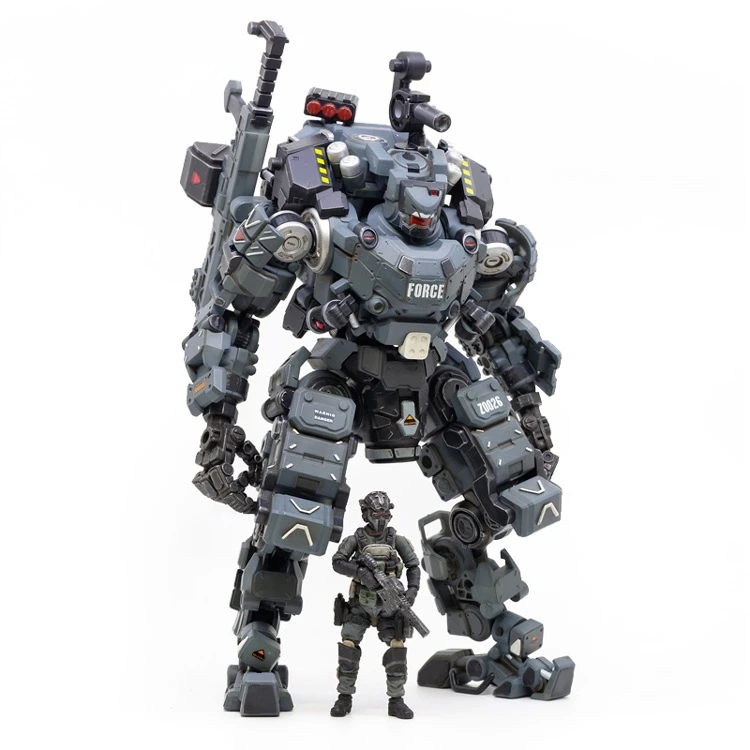 1/25 JOYTOY фигурка стальной кости Броня меха и военный солдат модель игрушки