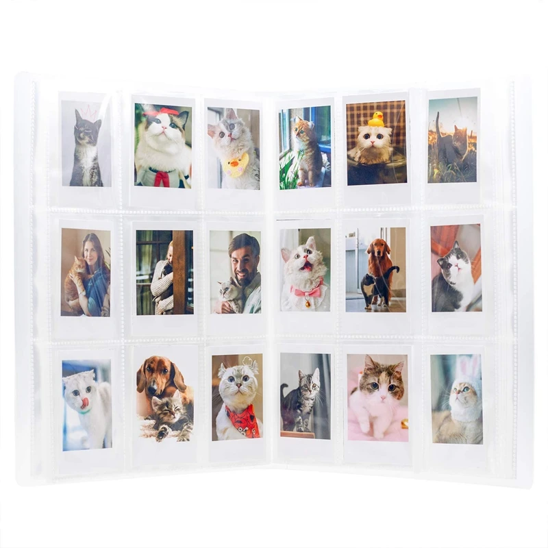 Фотоальбом 288 Pockets для Fujifilm Instax Mini 7S 8 8+ 9 25 50S 70 90, Polaroid Snap PIC-300, hp Sprocket, Kodak Mini 3-Inch Fi