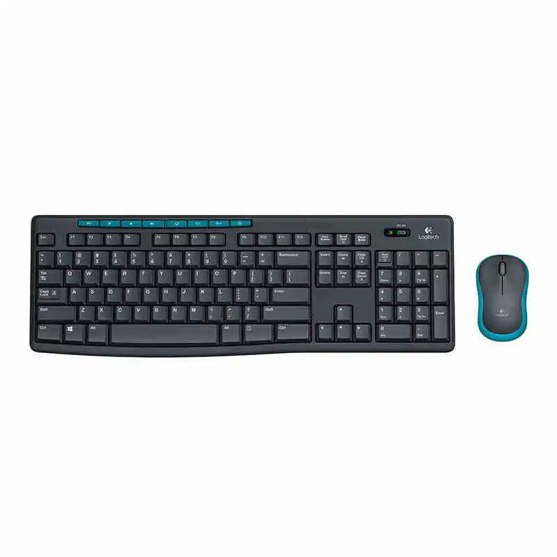

Mk275 wireless keyboard and mouse set multimedia power saving waterproof computer game keyboard and mouse set