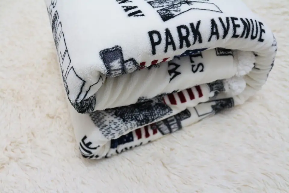 Флаг США/Великобритании двойной слой диван одеяло Великобритания Лондон Американский Нью-Йорк coralline шерпа имитация пеленания одеяла для кровати