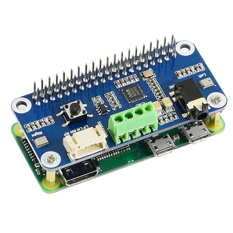 Raspberry pi Hi-fi Sound Card Wm8960 Audio Hat Codificação Estéreo Decodificação Play Record Drive Alto-falantes para pi 4b 3b 3b Zero w w - Imagem 4
