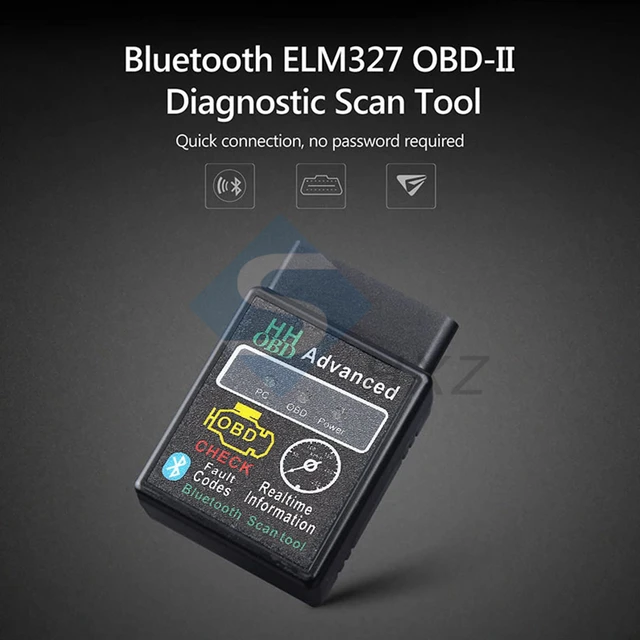 ELM327 HH Android Bluetooth OBD 2 OBD II Diagnostic Scan Tool