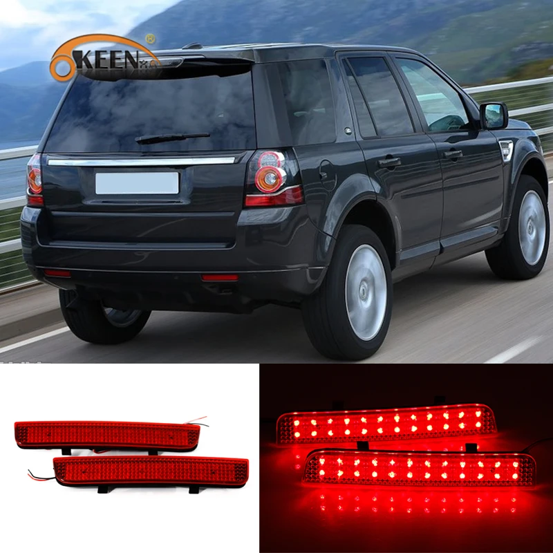 2 шт. для Land Rover L322 Freelander LR2 Светодиодный отражатель заднего бампера светильник