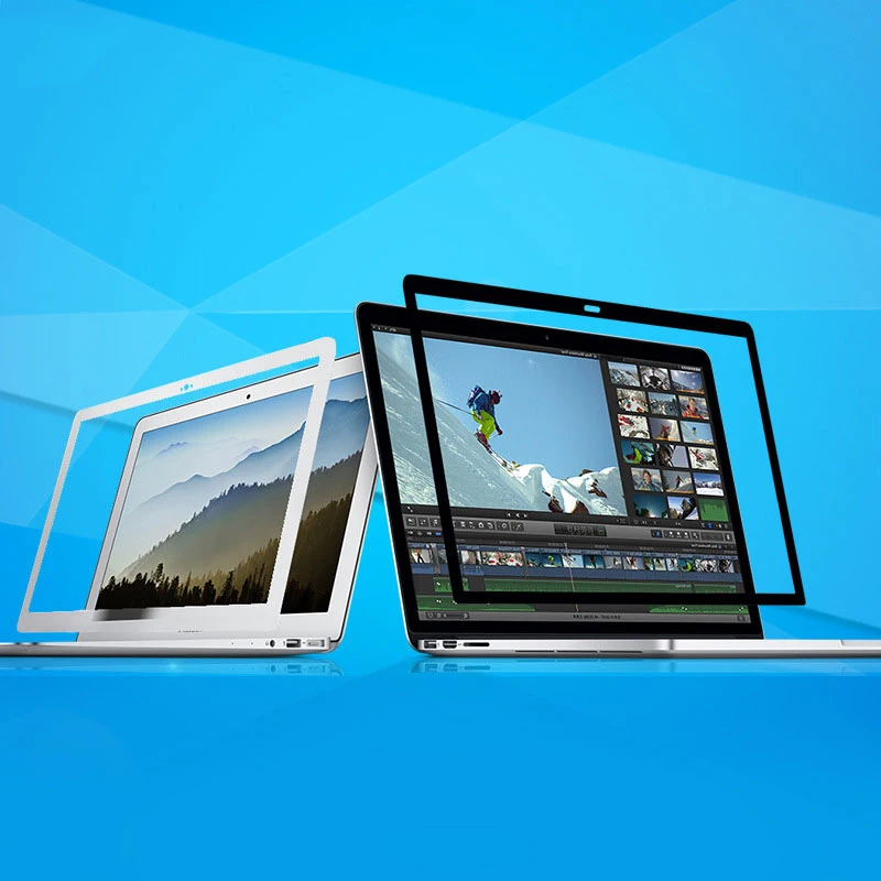 Screen Protector Cover With Black Frame For MacBook Pro 13 Air 13 Mac book 11 air 12 Retina 13 pro Air 2018 protection film (1)