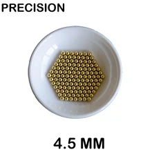 100pcs 4.5MM yellow brass paintball Used for Hunting High Quality Slingshot steel ball Slingshot Balls Hitting Ammo Gun ball