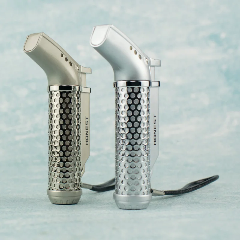 COHIBA Cigarette Cigar Lighter Metal Windproof 1 Torch Jet Flame Lighter Use Butane Gas For Smoking