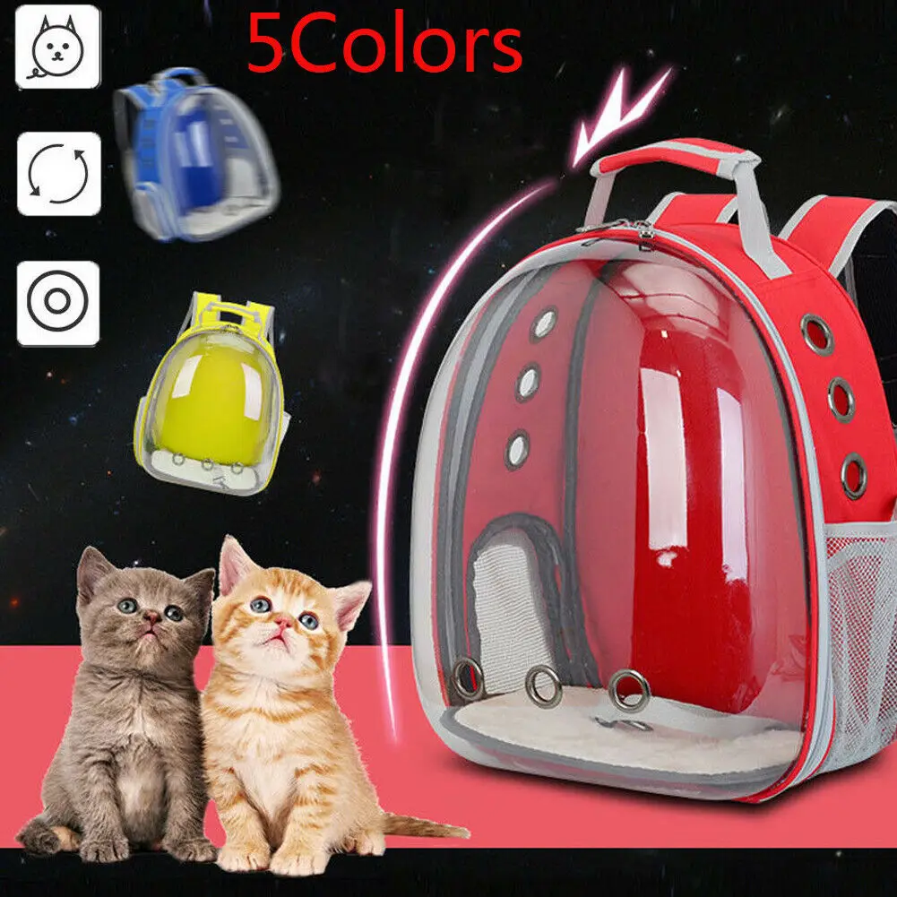 НОВАЯ Портативная сумка для кошек, собак с окошком для космонавта, переноска для путешествий, рюкзак для кошек, космическая капсула, Высококачественная дышащая сумка, переноска для животных