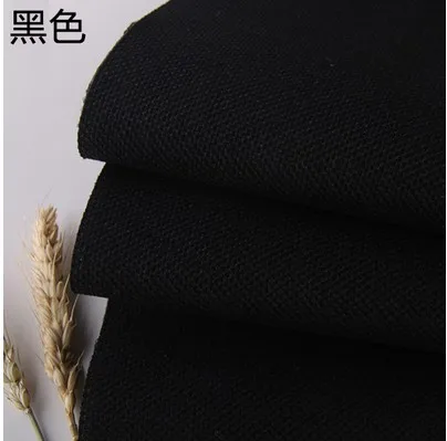 Темно-серый с покрытием Linen тканевая диванная Подушка Ткань Инструменты для шитья "сделай сама" ткань льняная смешанная ткань обивка 5" в ширину на mete - Цвет: Черный