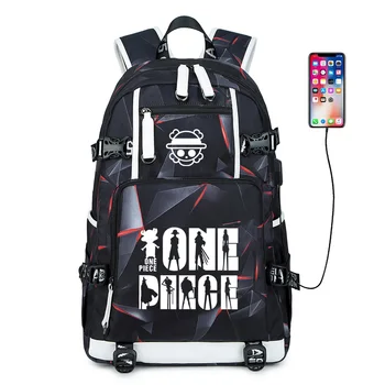 

Cos School Anime One Piece Backpacks Monkey D. Luffy Bags Men Women Student Backpack Luffy Anime Rucksacks Schoolbags Student