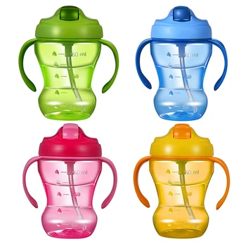 

260ML Baby Child Leak-proof Drinking Cup Training Sippy Cup With Handle Safe