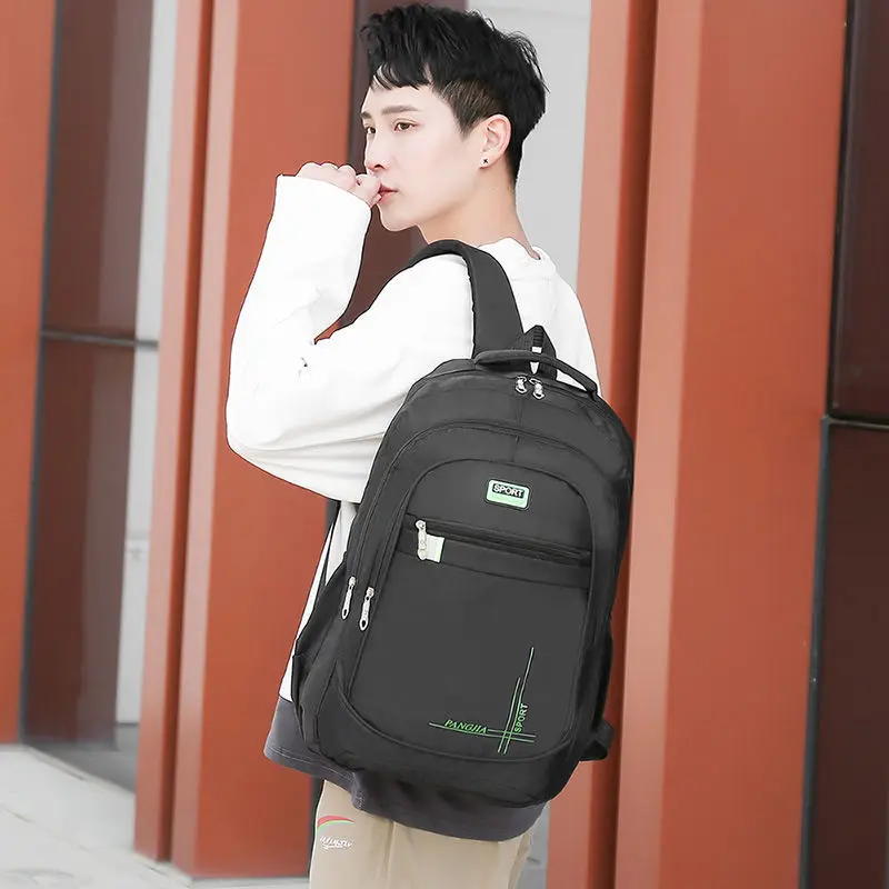 Waterproof Backpack Men's Casual Crossbody Bag Fashion Sports Chest Bag  Multi-Functional Wear-Resistant Bag School Backpack Back To School Laptop  Backpack Small Bag Black Bag