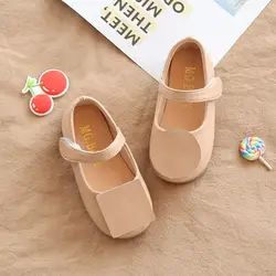 2019 г., новая милая Весенняя детская обувь на плоской подошве обувь принцессы для девочек детская обувь с мягкой подошвой для детей от 1 до 3