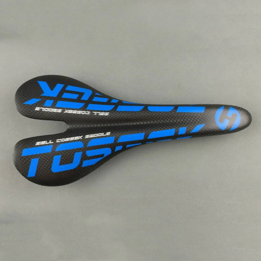 Высококачественное седло для горного велосипеда TOSEEK MTB, углеродное волокно, Велосипедное Сиденье для шоссейного велосипеда 135 мм, эргономичный дизайн из углеродного волокна