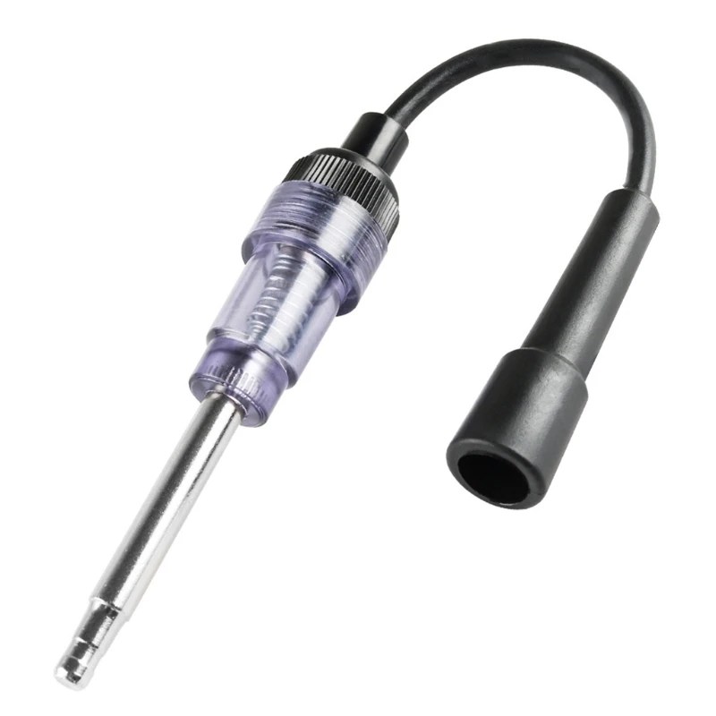 

Spark Plug Tester Engine Ignition Coil Tester Kit Inline Tester Diagnostic Detector Tool for Automotive Car Lawnmower Small &