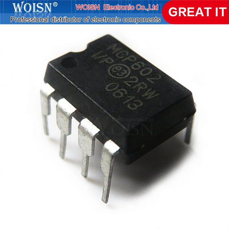 5 шт./лот MCP602-I/P MCP602 DIP8 2 7 V to одиночная поставка CMOS Op Amps в наличии | Электронные
