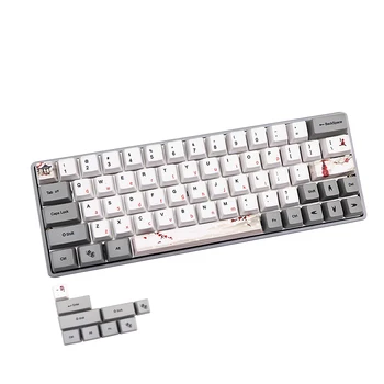 

Dye Subbed PBT Treading snow Keycap 72/122 keys oem Profile Keycaps For GH60 RK61/ALT61/Annie GK61 GK64 dz60 DIY keyboard