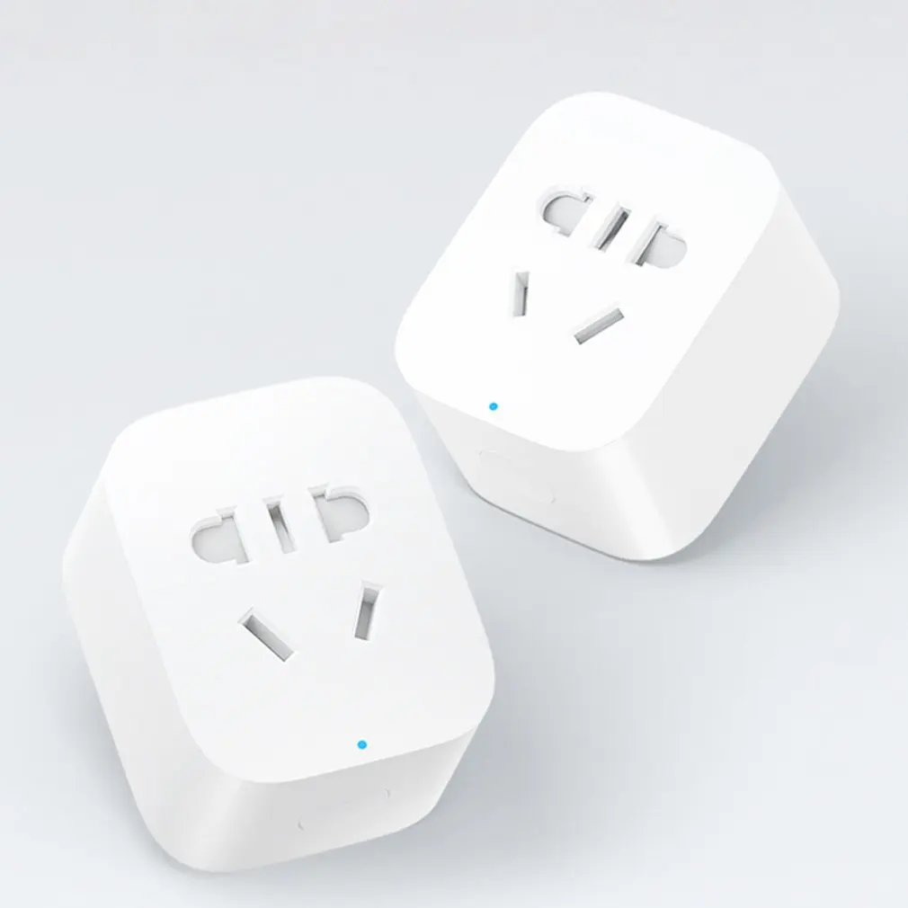 Xiaomi mijia интеллектуальная Розетка WiFi беспроводной пульт дистанционного розетка адаптер питания вкл и ВЫКЛ с телефоном Прямая