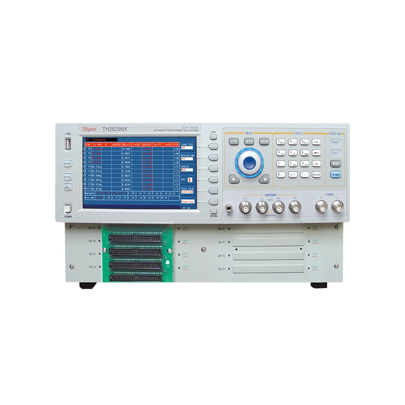 

TH2829NX Automatic Transformer Test System with Signal Level 5mV-2Vrms with 96PIN