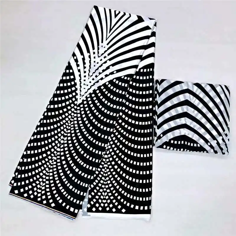 2 ярдов шифон с 4 ярдов шелк мягкий материал шелковая атласная ткань для африканская платье в нигерийском стиле одежды Анкара настоящий шелк с принтом