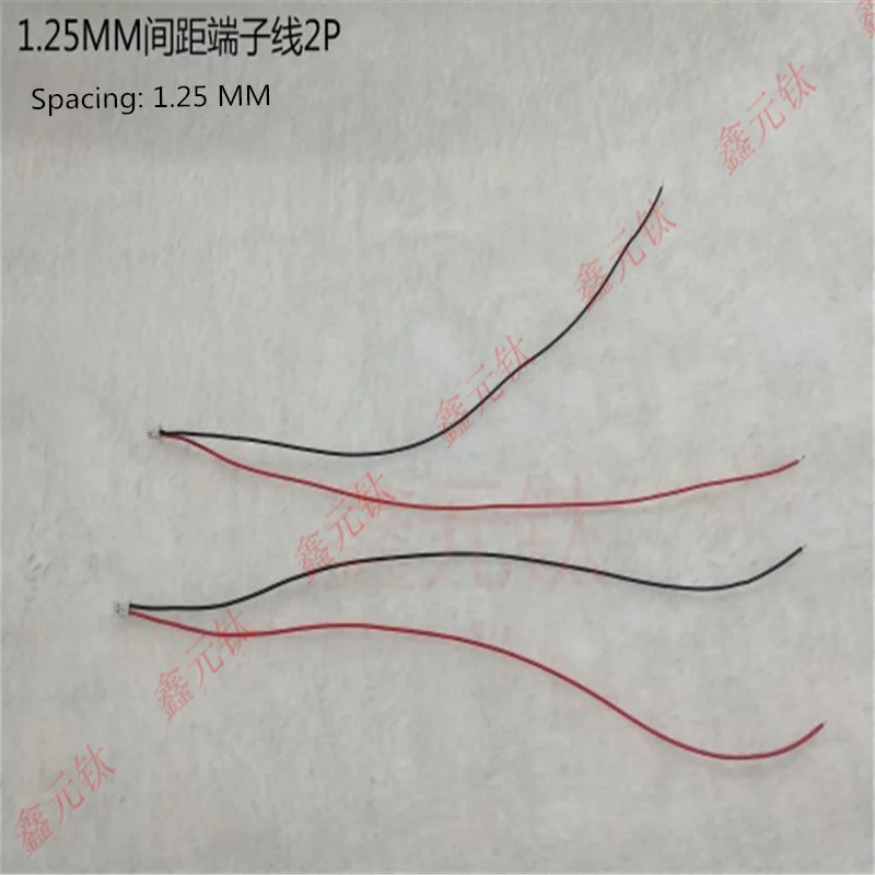 1,25 мм 2,0 мм 2,54 мм Шаг 2pin провода красного и черного цвета 26AWG Высота каблука 10 см, каблук 15 см, 20 см, 30 см электронным пучком 100 шт./лот