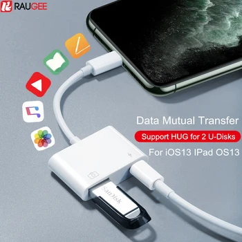 

OTG Adapter for Lightning to USB Flash Drive Card Reader Camera Mouse Keyboard Converter OTG Cable USB Adapter for iPhone iPad